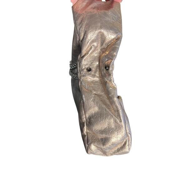 Balenciaga NWT Small Monaco Shoulder Bag in Beige/Gold - Picture 9 of 16